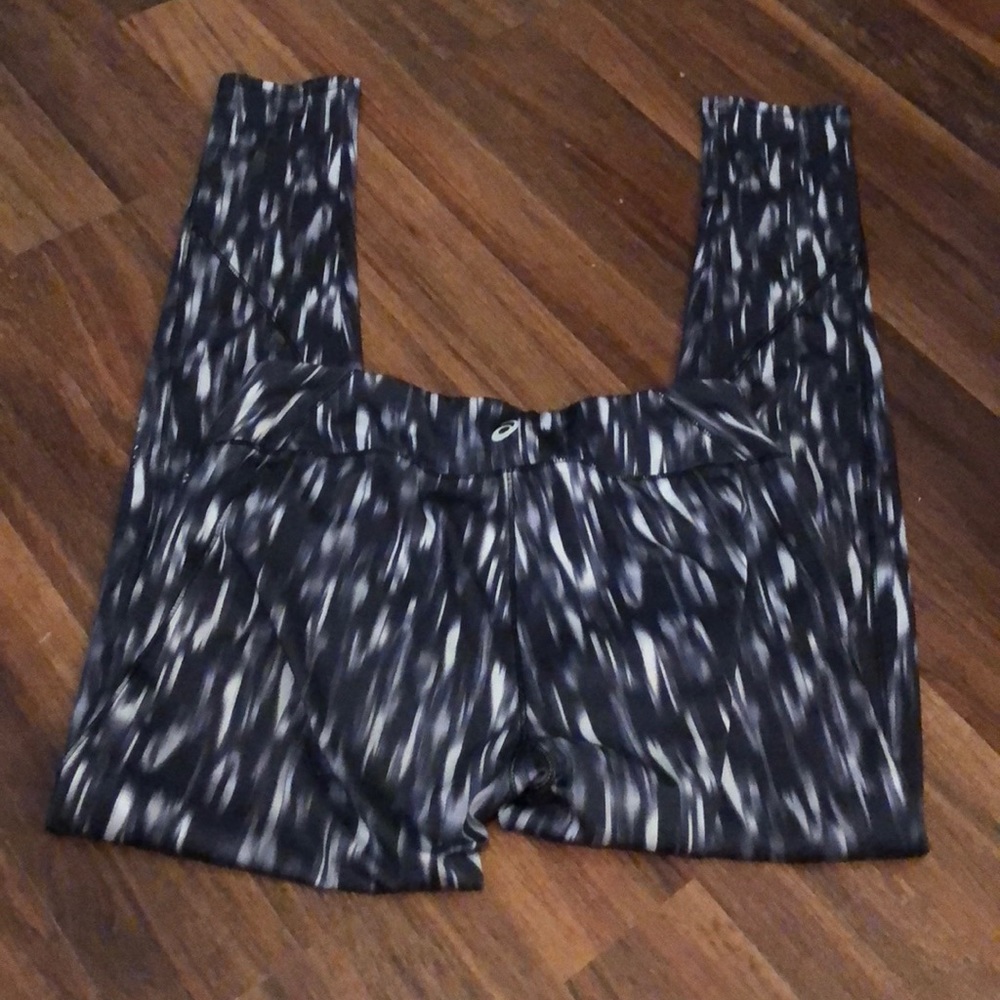 ASICS black/grey/white leggings full length - Picture 3 of 5